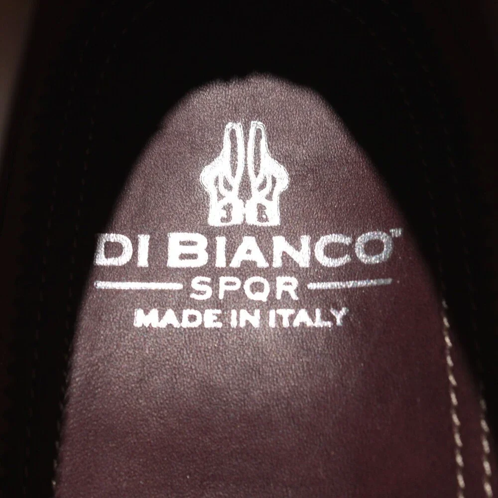 Di Bianco NWD Lace Up Chukka Boots Size 42 (US 9) in Brown Leather Made in Italy